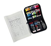 Linen Stitching Guide Book for Crafting Portable Designs with Page and Sewing Techniques Hand Embroidery Reference Guide