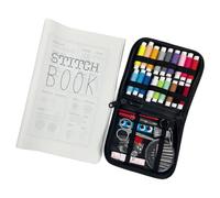 Linen Stitching Guide Book for Crafting Portable Designs with Page and Sewing Techniques Hand Embroidery Reference Guide