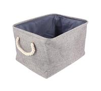 Linen Storage Container Foldable Drawstring Box with Metal Support