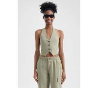 Linen Suit Vest for Women QS Vert 42