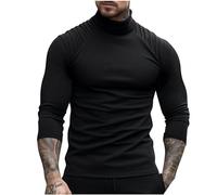 Linen T Shirt UK Mens Turtleneck Shirts Solid Long Sleeve Cotton Linen Tees Casual Slim Sport T Shirts Summer Outdoor Gym Office Blouses Comforty Breathable Pullover Tops UK Size 8-16 Clearance