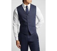 Linen Tailored Fit Waistcoat Alex Navy 48R