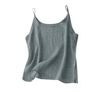 Linen Tank Tops for Women UK Sleeveless Vest Tops Summer Fashion Cotton Line Baggy Shirt Blouse Plain Swing T-Shirt Retro Vests Casual Loose Solid Tee Tunic Pure Linen Tank Top Summer Sleeveless