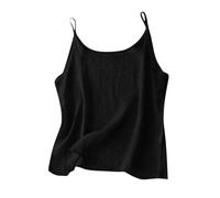 Linen Tank Tops for Women UK Sleeveless Vest Tops Summer Fashion Cotton Line Baggy Shirt Blouse Plain Swing T-Shirt Retro Vests Casual Loose Solid Tee Tunic Pure Linen Tank Top Summer Sleeveless