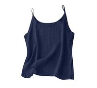 Linen Tank Tops for Women UK Sleeveless Vest Tops Summer Fashion Cotton Line Baggy Shirt Blouse Plain Swing T-Shirt Retro Vests Casual Loose Solid Tee Tunic Pure Linen Tank Top Summer Sleeveless