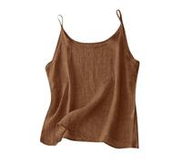 Linen Tank Tops for Women UK Sleeveless Vest Tops Summer Fashion Cotton Line Baggy Shirt Blouse Plain Swing T-Shirt Retro Vests Casual Loose Solid Tee Tunic Pure Linen Tank Top Summer Sleeveless