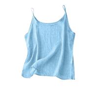 Linen Tank Tops for Women UK Sleeveless Vest Tops Summer Fashion Cotton Line Baggy Shirt Blouse Plain Swing T-Shirt Retro Vests Casual Loose Solid Tee Tunic Pure Linen Tank Top Summer Sleeveless