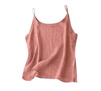 Linen Tank Tops for Women UK Sleeveless Vest Tops Summer Fashion Cotton Line Baggy Shirt Blouse Plain Swing T-Shirt Retro Vests Casual Loose Solid Tee Tunic Pure Linen Tank Top Summer Sleeveless
