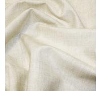 Linen Texture 100% Cotton Fabric Textured 'Plain' Patchwork Quilt Blender Sold by Half Metre (Ivory)