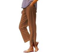Linen Trousers Women's Summer Black Harem Trousers Women's Summer Long Light Summer Trousers Large Sizes Muslin Trousers Casual Trousers Long Cotton Trousers Jogging Bottoms Baggy Outdoor Trousers