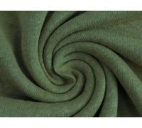 Linen Viscose Sweater Knit Fabric Green - per metre