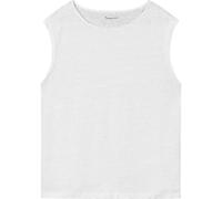 Linen women's tank top KnowledgeCotton Apparel Blanc L