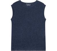 Linen women's tank top KnowledgeCotton Apparel Bleu XL
