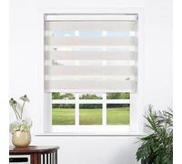 Alan Symonds Zebra Roller Blind 60 x 165cm Adjustable Blind - Beige - 60 x 165cm