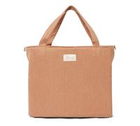 Linen Zipped Bag Terracotta one size