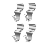 linenb 50Pcs Siding Hooks Vinyl Siding Hooks Punch-Free Stainless Steel Vinyl Hanger No Hole Needed Haning Hook for Patio Porch