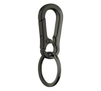 linenb Key Ring 20pcs Car Key Chain Keychain with Keyring Simple Gourd Buckle Carabiner Keychain Auto Waist Belt Clip Holder for Key(B)