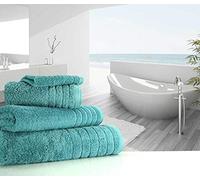 linenHall Luxury 650gsm Teal Towel Range (Face Towel 30cm x 30cm (Pack of 6pcs)