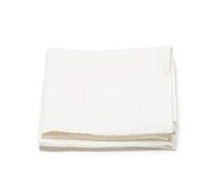 LinenMe 33 x 50 cm Linen Cotton Wafer Hand and Guest Towels, Set of 2, White