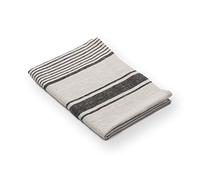 LinenMe 65 x 130 cm Linen Provance Bath Towel, Black