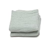 LinenMe Linen Waffle Big Set of 2 Hand Towels Sea Foam, 50x70 cm