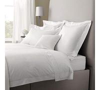 Linens Limited 100% Egyptian Cotton 200 Thread Count Fitted Sheet Extra Deep 16 Inch, White, King