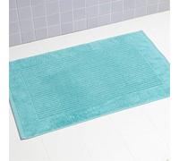 Linens Limited 100% Turkish Cotton 500gsm Bath Mat, Turquoise