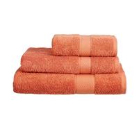 Linens Limited - Hand Towel for Bathroom and for Kitchen, Great as Face Towel, Guest Towel, and More, Turkish Cotton, Soft and Luxurious, Super Absorbent, Machine Washable (Terracotta)