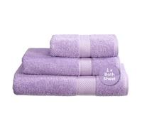 Linens Limited - Large Towels, Bath Sheets for the Bath or Shower, Turkish Cotton, Soft and Luxurious, Super Absorbent, Machine Washable (Lilac)