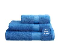 Linens Limited - Large Towels, Bath Sheets for the Bath or Shower, Turkish Cotton, Soft and Luxurious, Super Absorbent, Machine Washable (Cobalt Blue)