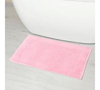 Linens Limited - Non Slip Bath Mat, Bathroom Accessory for Spa Experience, Soft and Luxurious, Turkish Cotton, Super Absorbent Long Rug, Machine Washable (Pink)