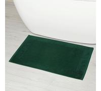 Linens Limited - Non Slip Bath Mat, Bathroom Accessory for Spa Experience, Soft and Luxurious, Turkish Cotton, Super Absorbent Long Rug, Machine Washable (Forest Green)