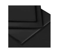 Linens Limited Polycotton Non Iron Percale 180 Thread Count Fitted Sheet, Black, King
