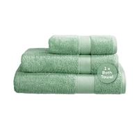 Linens Limited Turkish Cotton Bath Towels, Large Bath Sheet for Shower, Beach and More, Soft and Luxurious, Super Absorbent, Machine Washable (Sea Foam)