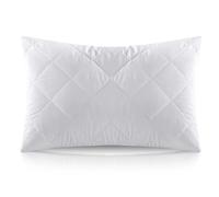 Linens World Filled Microfiber pack of 2 Hotel Quality - Ultra Soft long pillows for sleeping, Comfortable Bed Pillows With Quilted Microfiber Cover- Breathable & Fluffy Pillow Pair