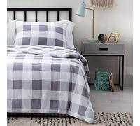 LINENSPA All-Season Reversible Designer Down Alternative Comforters - Hypoallergenic - Microfiber Fill - Machine Washable