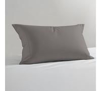 LINENWALAS 100% Supima Cotton Pillow Cases 2 Pack, 1200 Thread Count, Soft & Breathable, Luxury Cotton Light Grey Pillowcases with Envelope Closure (50x75 cm, Light Grey)