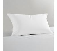 LINENWALAS 100% Supima Cotton Pillow Cases 2 Pack, 1200 Thread Count, Soft & Breathable, Luxury Cotton White Pillowcases with Envelope Closure (50x75 cm, White)
