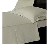 LinenZone 800 Thread Egyptian Cotton 5 Star Hotel Quality, 2 Oxford Pillow Cases - Cream