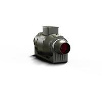 Lineo Quiet Inline fan 125 mm Pipe Extractor fan Supply air 320 m³/h airflow