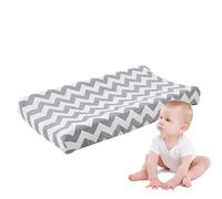 LINER CHANGE BLANKET - Made of 100% cotton diaper changing table cover, soft and breathable | Waterproof and cute printed design, compatible with standard pads d