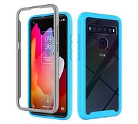 Liner Clear Case for TCL 10L / TCL 10 Lite, Military Grade Full Body Rugged Armor Case Cover, Heavy Duty Dropproof Shockproof Case for TCL 10L / TCL 10 Lite - Light blue