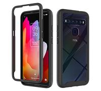Liner Clear Case for TCL 10L / TCL 10 Lite, Military Grade Full Body Rugged Armor Case Cover, Heavy Duty Dropproof Shockproof Case for TCL 10L / TCL 10 Lite - Black