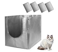 Liner F Compatible with Flip Litter Box,Reusable Flip-top Litter Box Liners F-Type,18.5 x 13.5 x 14H in (4 Pack)
