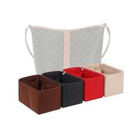 LinerLink Bag Organizer for Celine Small Triomphe Bucket Bag (18L x 22H x 13D cm) (Brown, Style B)