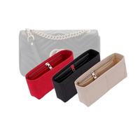 LinerLink Bag Organizer for Gucci Marmont Medium Bag (31L x 19H x 7D cm) (Black, Style A: Exposure)