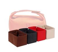 LinerLink Bag Organizer for Hermes Bride A Brace Case (25L x 21H x 14D cm)|Handmade Custom Bag Insert|2mm Felt Bag Liner|Women Handbag Shaper (Red, Style C)