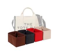 LinerLink Bag Organizer for Marc Jacobs The Large Tote Bag (42L x 34H x 16D cm) (Black, Style A)