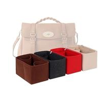 LinerLink Bag Organizer for Mulberry Mini Alexa Bag (22L x 17H x 10D cm) (Beige, Style A)