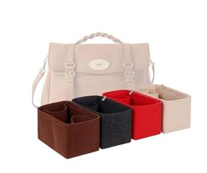 LinerLink Bag Organizer for Mulberry Mini Alexa Bag (22L x 17H x 10D cm) (Brown, Style A)